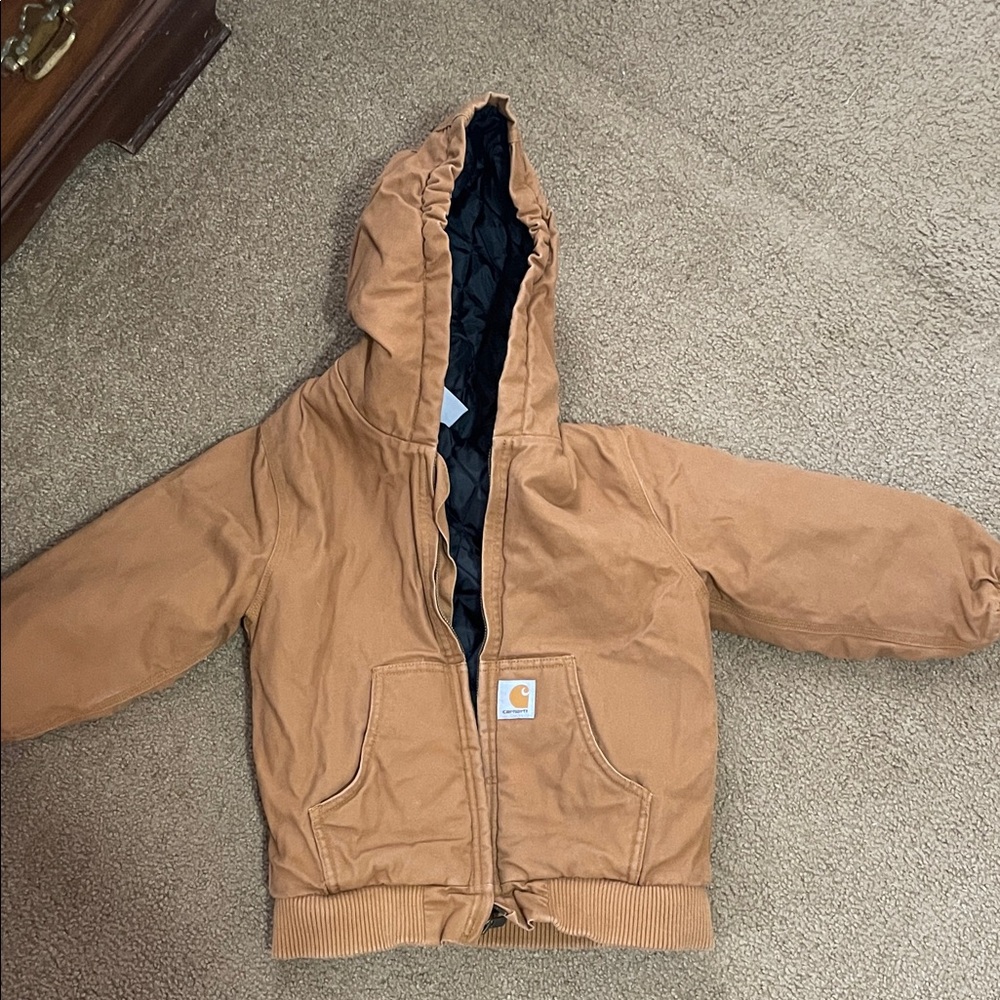 Carhartt Tan Hooded Coat